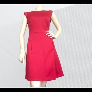 Vince Camuto fuscsia formal Chuc dress. Magenta A line party dress.